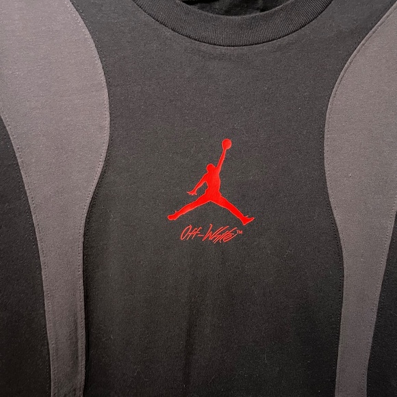 Nike Air Jordan Retro V 5 x Off White ASG 2020 T-Shirt Men's Large - CV0654-010 - Picture 5 of 8